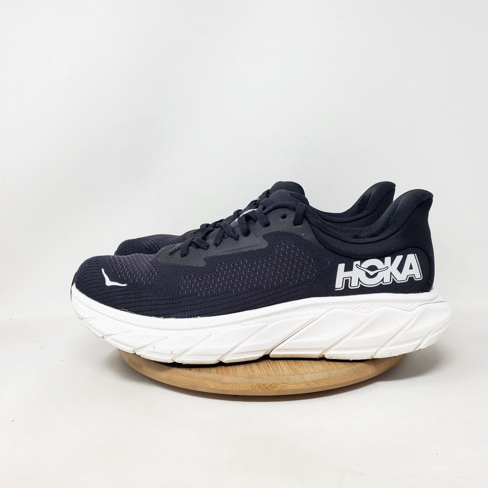 Hoka One One Arahi 7 Running Shoes Womens 10 Black Cushion Comfort Sneaker
